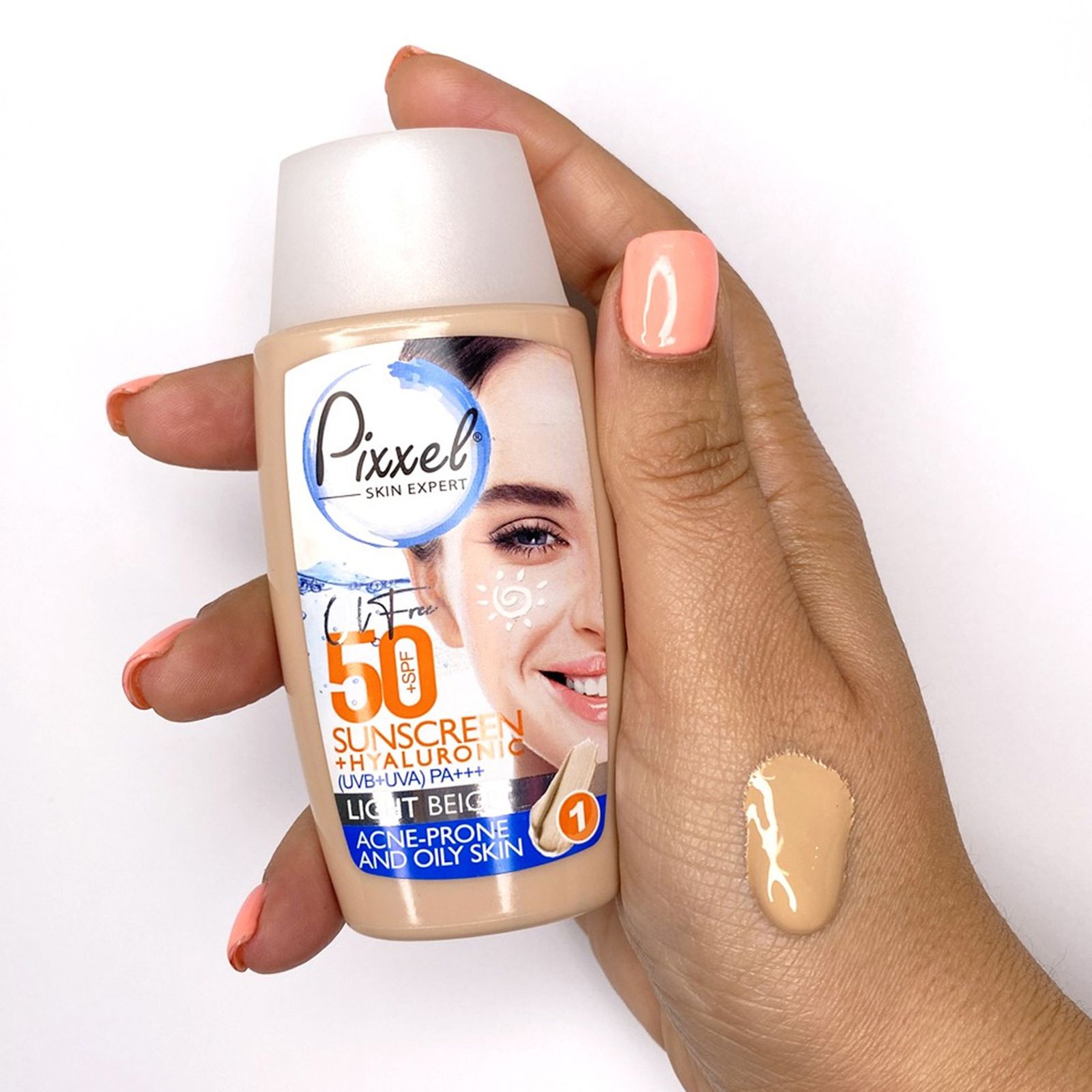 کرم ضدآفتاب رنگی پیکسل +SPF50 مدل LIGHT BEIGE، مناسب پوست‌های حساس و خشک، حجم 50 میلی‌لیتر -  - 13