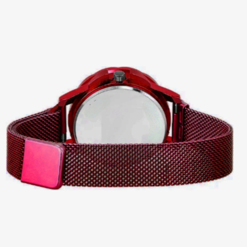 ساعت مچی عقربه ای زنانه مدل کوارتز صفحه چرخان قفل مگنتی کد ۲