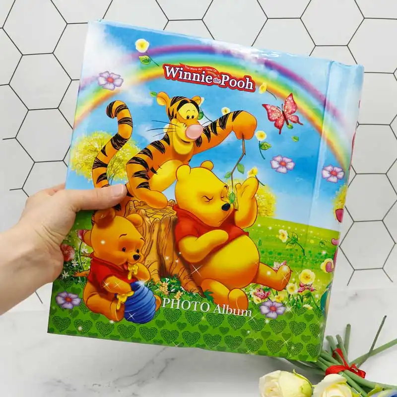 آلبوم عکس کودک مدل چسبی طرح پو