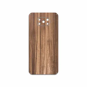 MAHOOT Light Walnut Wood Cover Sticker for Xiaomi Poco X3 NFC