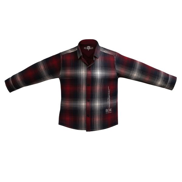 پیراهن آستین بلند یقه برگردان پسرانه مدل 1367477