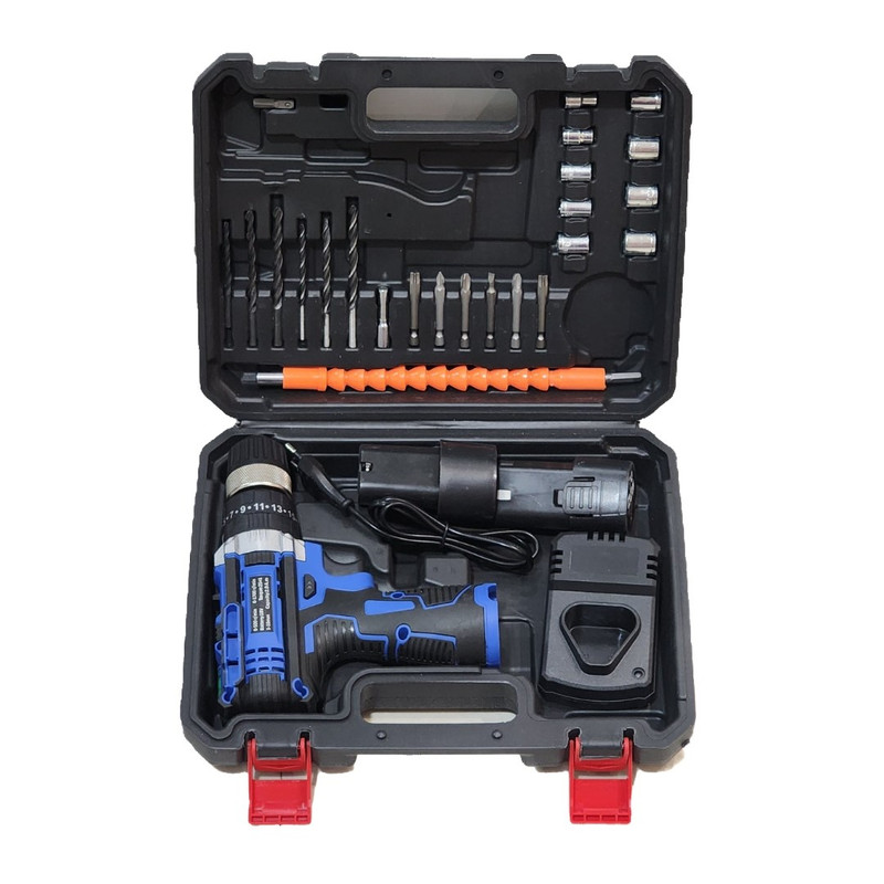 پیچ گوشتی شارژی مدل 18V مجموعه 35 عددی