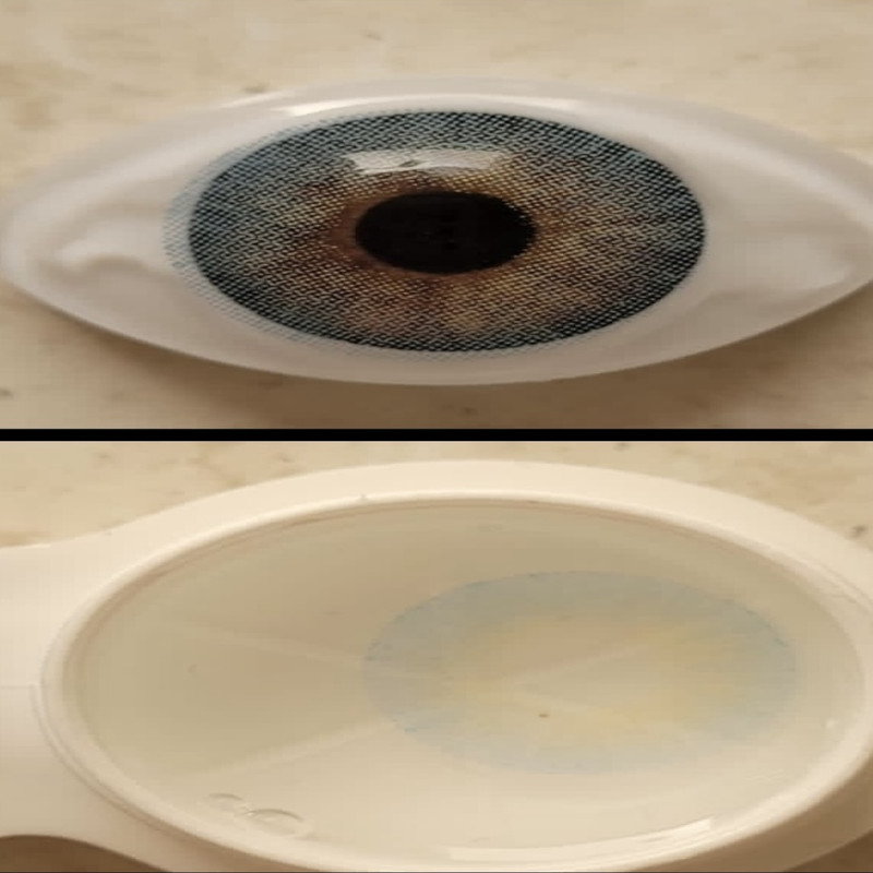 لنز چشم رویال ویژن کد 3931 رنگ آبی اقیانوسی لنز چشم رویال ویژن کد 3931 رنگ آبی اقیانوسی