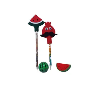 مداد مدل یلدایی به همراه تراش بسته 4 عددی