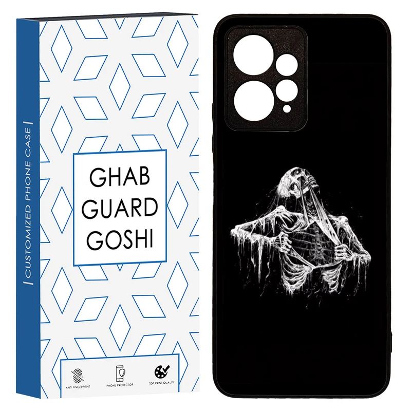 کاور قاب گارد گوشی طرح اسکلت کد TPU-295 مناسب برای گوشی موبایل شیائومی Redmi Note 12 4g