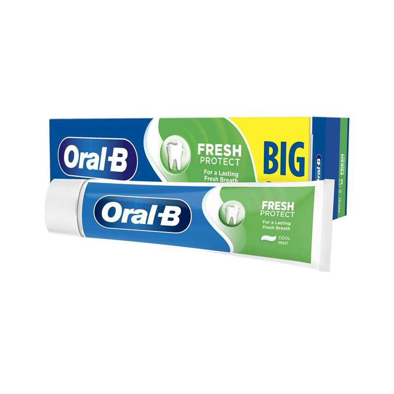 خمیر دندان اورال-بی مدل Fresh Protect حجم 100 میلی لیتر