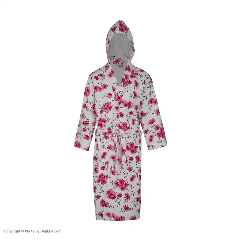 سرویس حوله پالتویی 4 تکه نارسیس طرح سارا