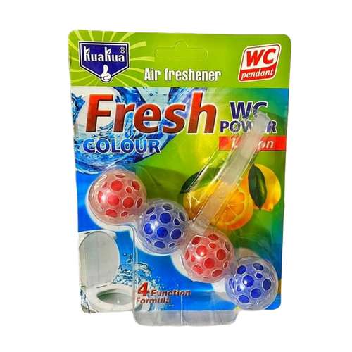 قرص جرمگیر توالت فرنگی کواکوا مدل Lemon کد W-420 بسته 4 عددی