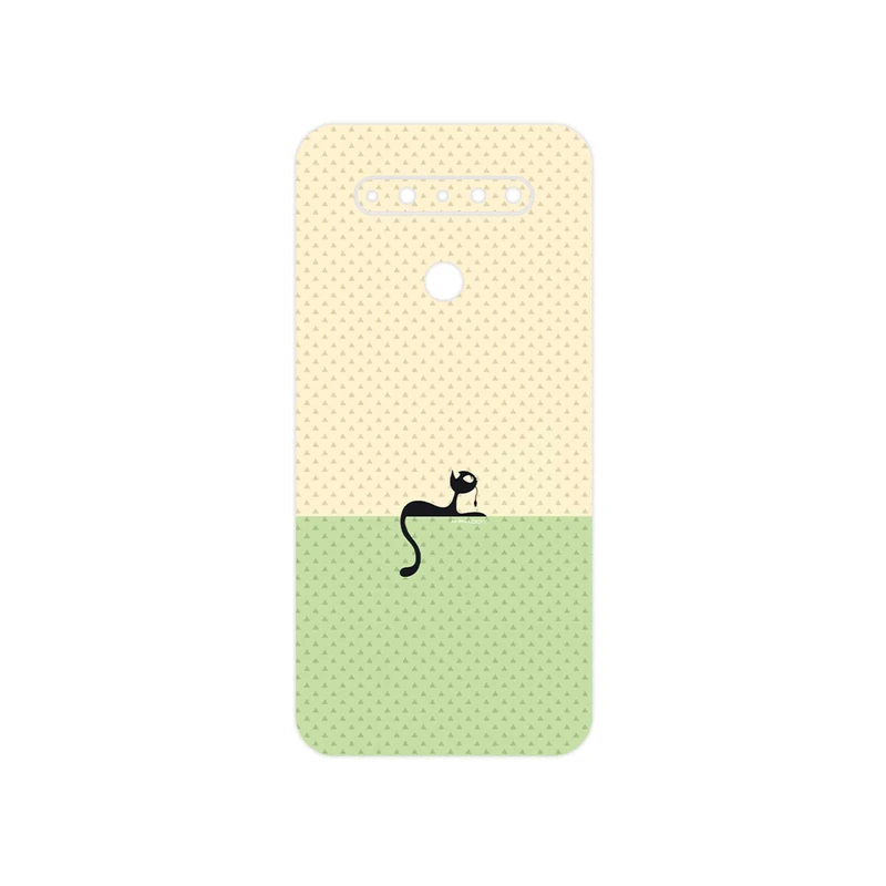 برچسب پوششی ماهوت مدل Minimal Internet Cat Icon مناسب برای گوشی موبایل ال جی K51s