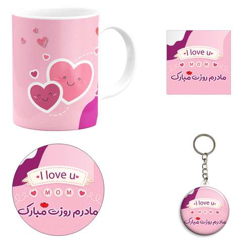 ست هدیه ماگ طرح روز مادر کد M1