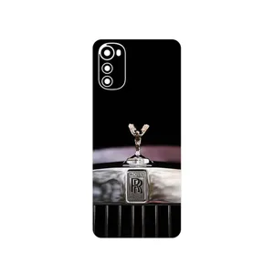 MAHOOT Rolls_Royce_Motor Cover Sticker for Motorola Moto E32s