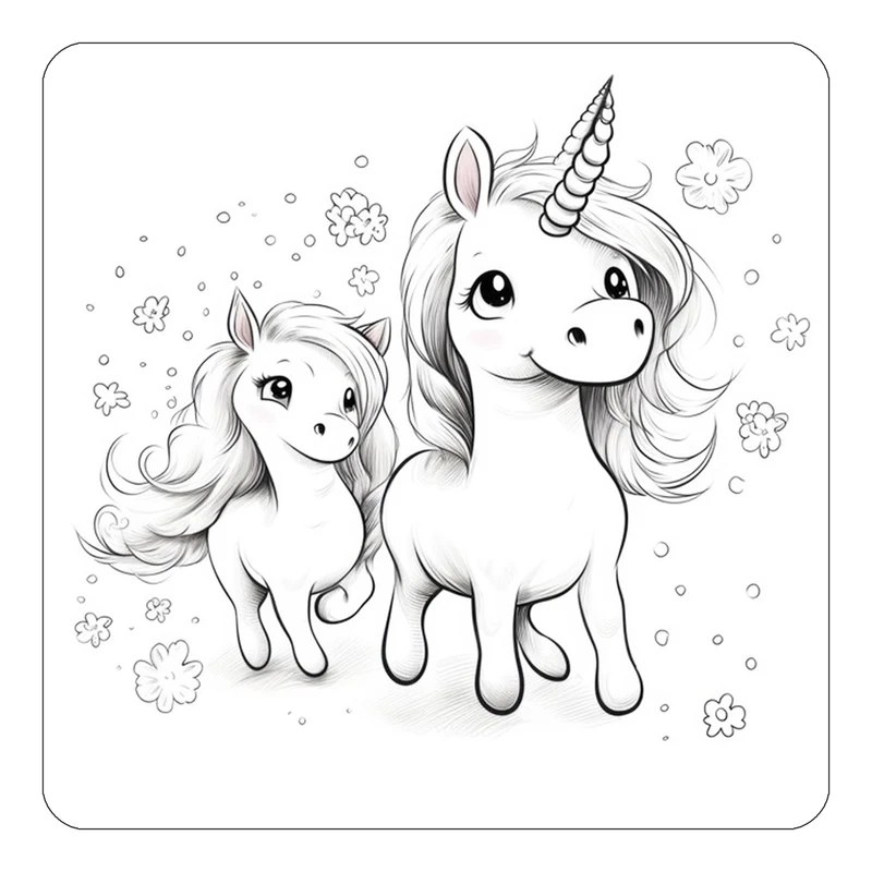 مگنت کاکتی طرح اسب تک شاخ و یونیکورن مدل mp33475