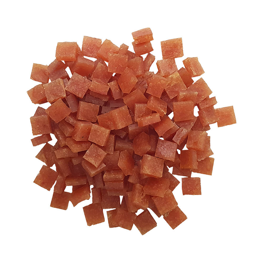 تشویقی گربه هاپومیل مدل نخودی نرم سینه مرغ Soft Chicken Chest Bites وزن 100 گرم