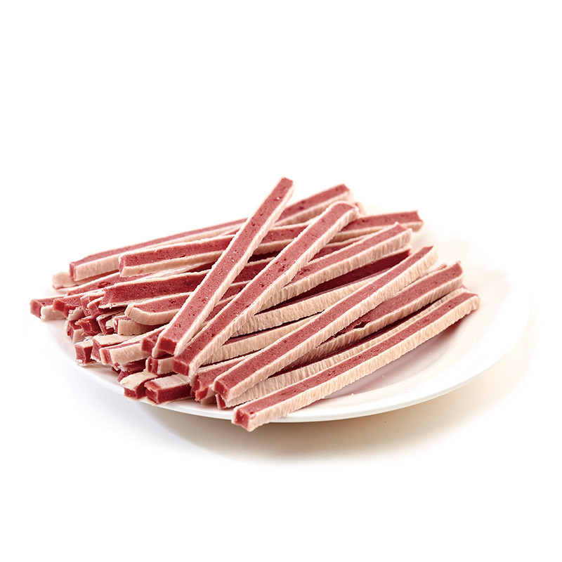 تشویقی سگ ترولی مدل chicken & fish وزن 90 گرم