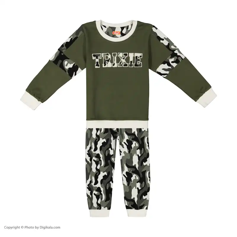 ست تی شرت و شلوار پسرانه مادر مدل 310-49