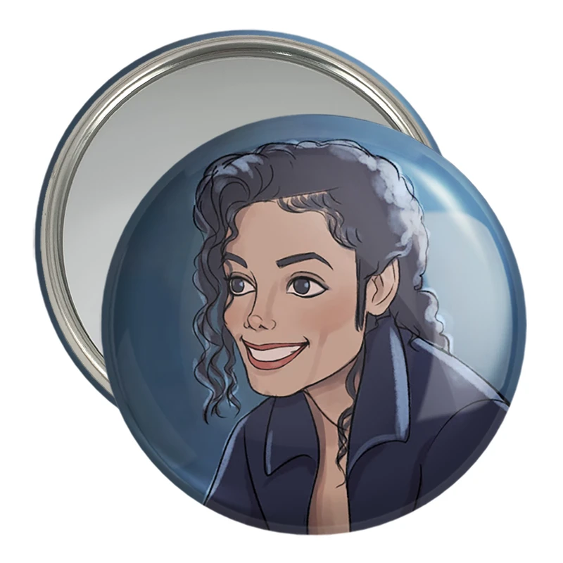 آینه جیبی خندالو مدل مایکل جکسون Michael Jackson  کد 3284