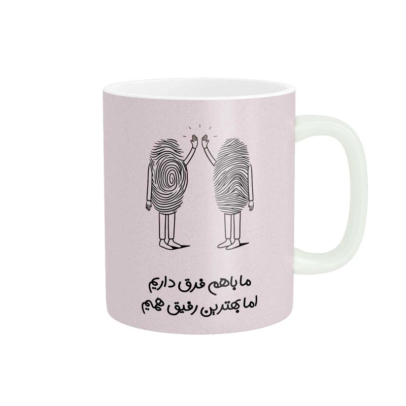 ماگ پاد آفرین طرح بهترین رفیق کد 3610
