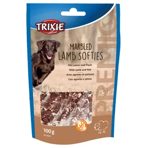 تشویقی سگ تریکسی مدل marbled lamb softies وزن 100 گرم