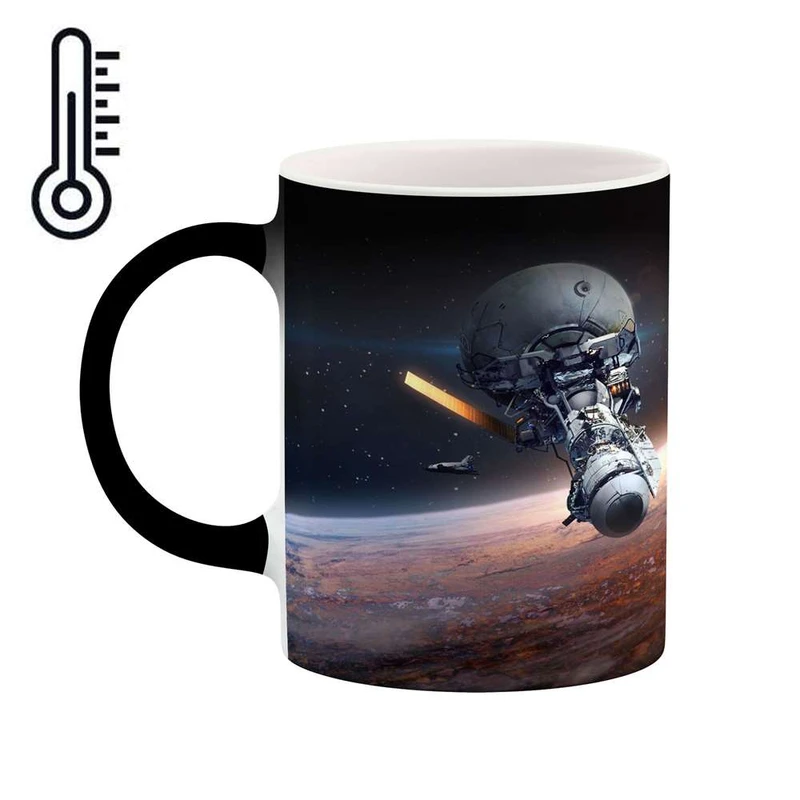 ماگ حرارتی کاکتی مدل کهکشان کد mgh14564