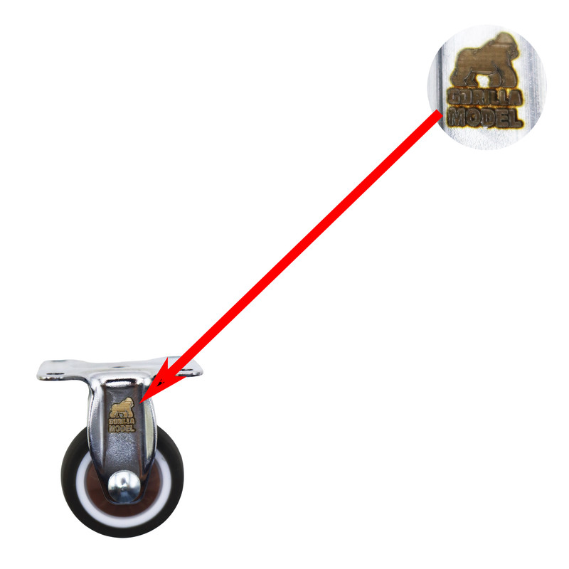 چرخ کفی‌دار مدل گوریلا کد YP-SABET-30MM