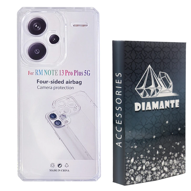 کاور دیامانته مدل Nahid Navy مناسب برای گوشی موبایل شیائومی Redmi Note 13 Pro Plus