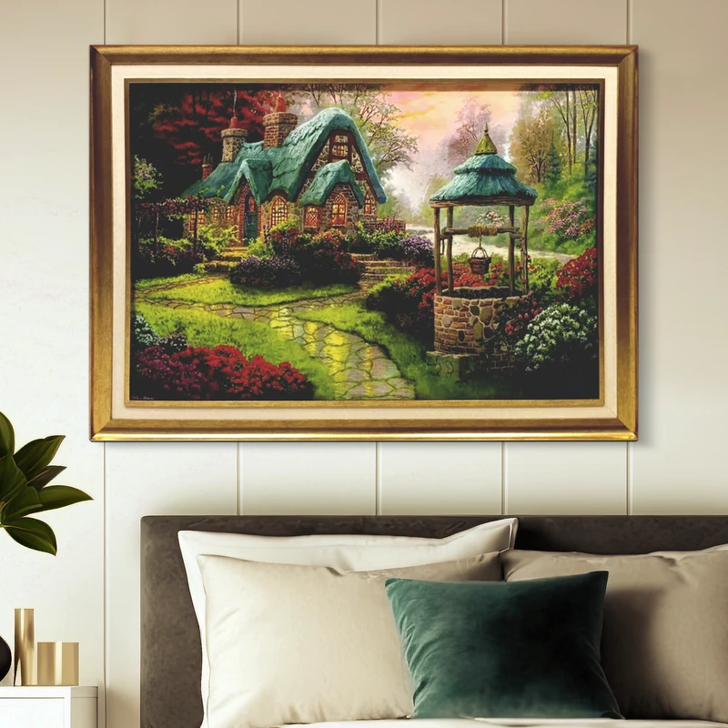 تابلو فرش ماشینی طرح منظره مدل 5001