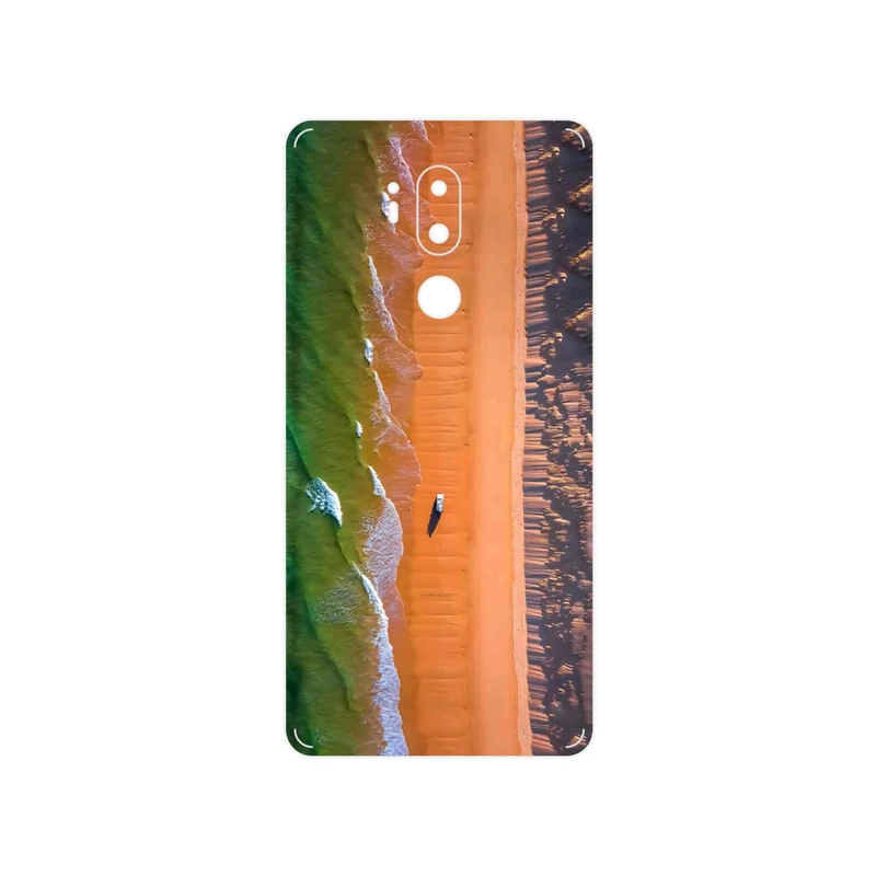 برچسب پوششی ماهوت مدل Beach and Green Sea مناسب برای گوشی موبایل ال جی G7 PLUS THINQ