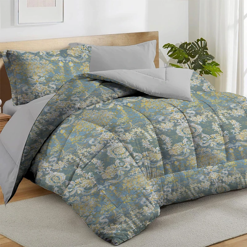 سرویس روتختی دو نفره 8 تکه نوپه هوم مدل  مخمل شانل ASSI