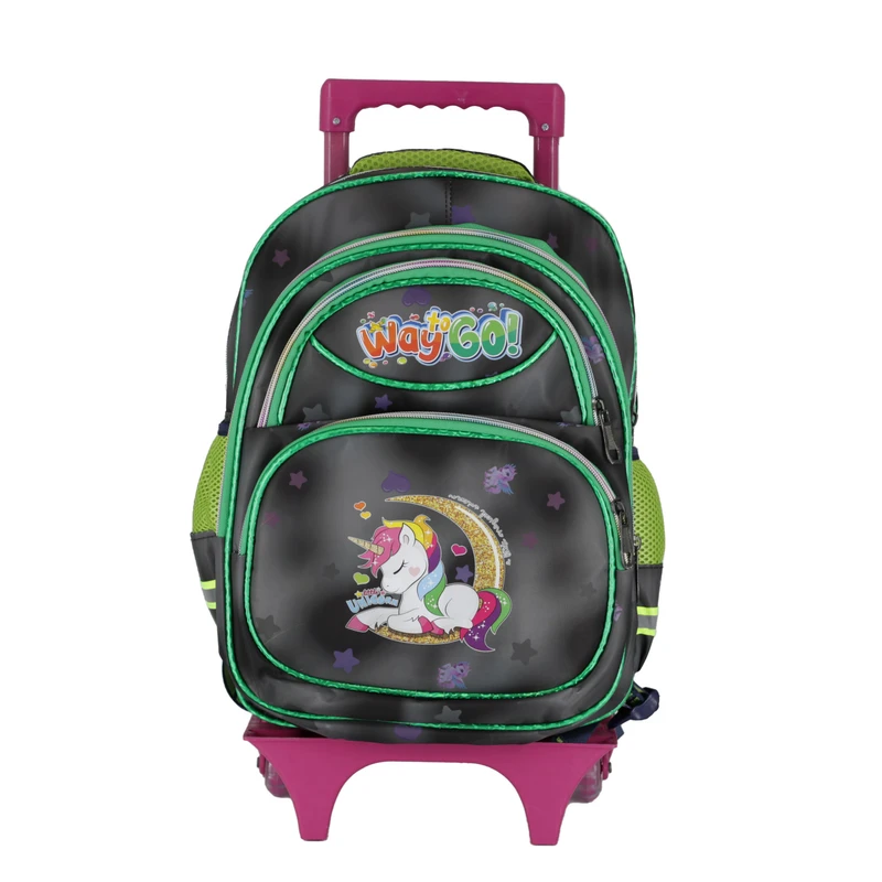 کوله پشتی چرخ دار طرح یونیکورن کد 0005454