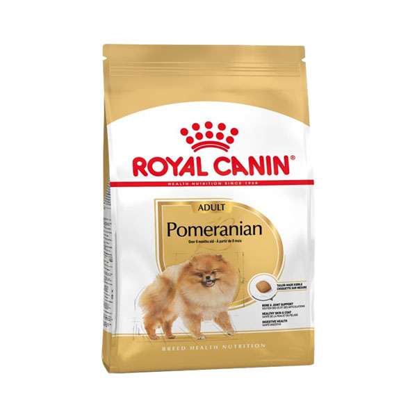 غذای خشک سگ رویال کنین مدل pomeranian adult وزن 1.5 کیلوگرم