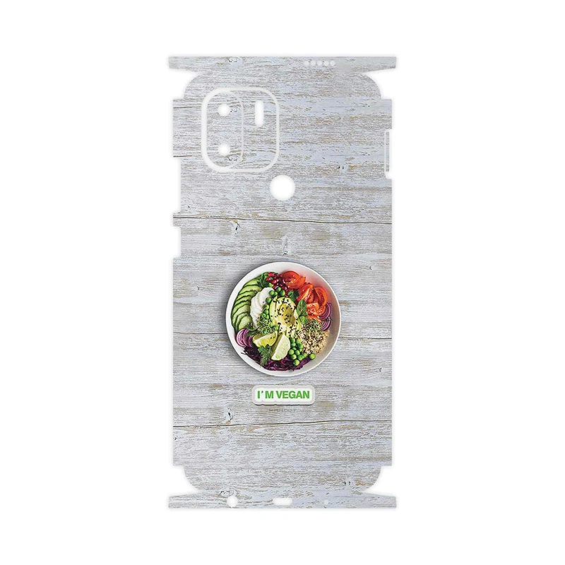برچسب پوششی ماهوت مدل Im_vegan-FullSkin مناسب برای گوشی موبایل شیائومی Redmi A2 Plus