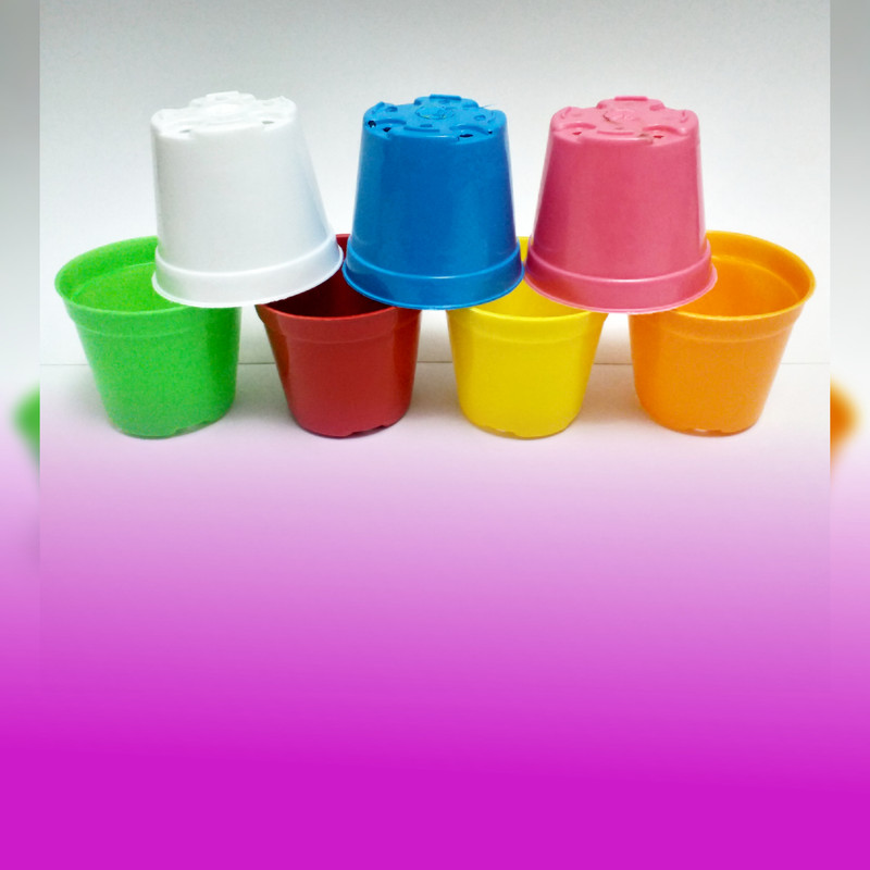 گلدان مدل پلاستیکی کد A_8 بسته 24 عددی