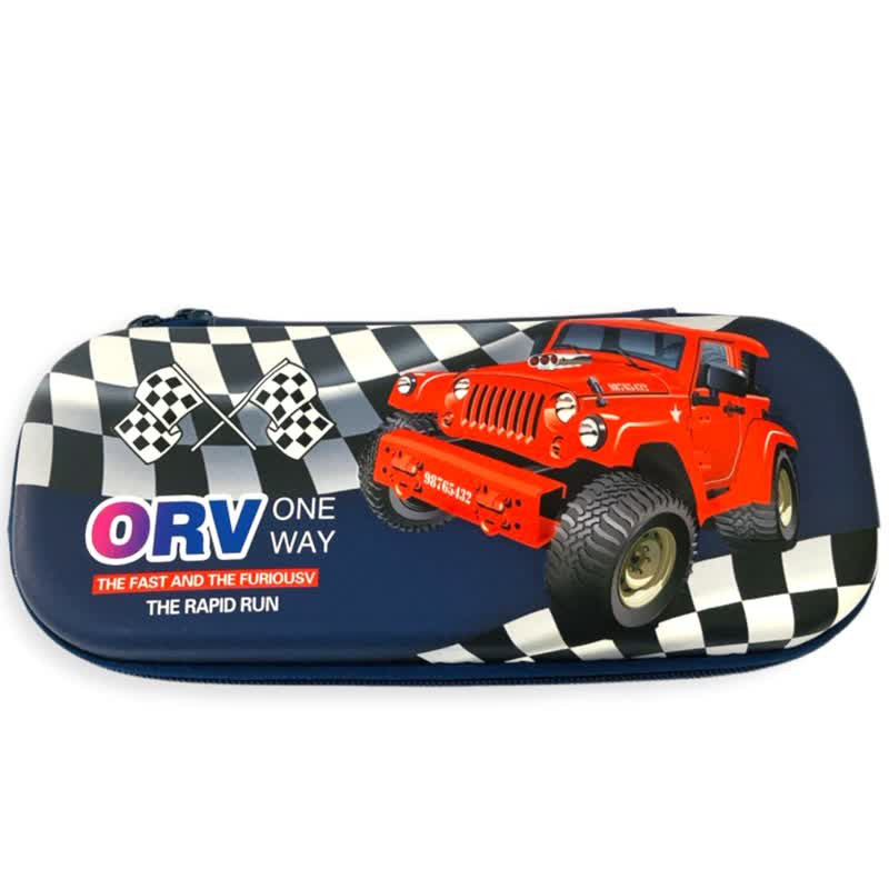 جامدادی مدل برجسته طرح ماشین مسابقه ای