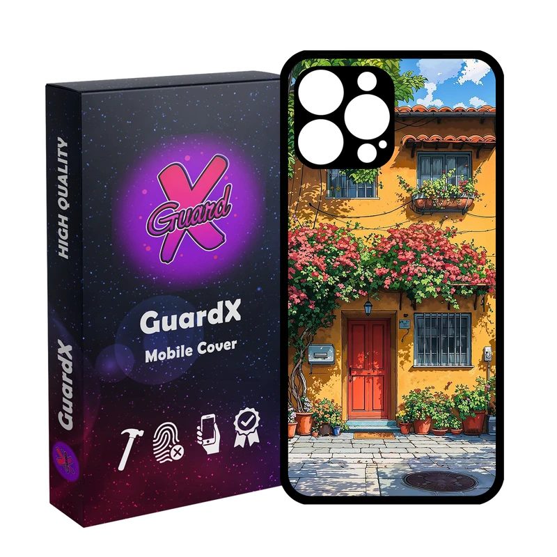 کاور گارد ایکس طرح ساختمان مدل Glass10747 مناسب برای گوشی موبایل اپل iPhone 13 Pro Max