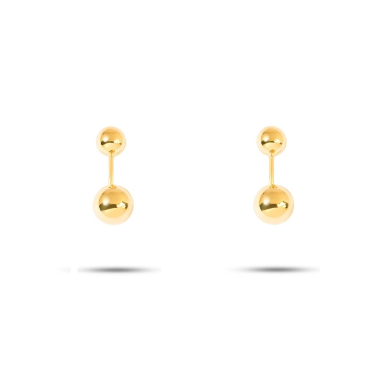 گوشواره طلا 18 عیار زنانه دوست خوب مدل dk562 - 4
