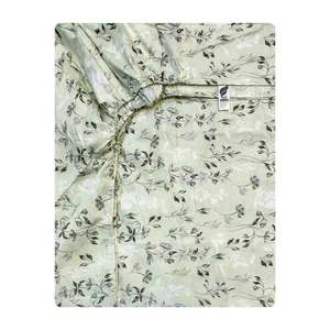 ملحفه نخی آدنو مدل یکتا کد IR207 یک نفره سایز 90x200 سانتی متر