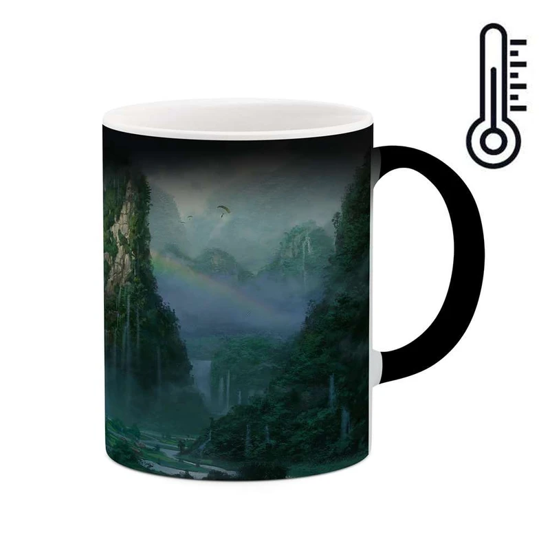 ماگ حرارتی کاکتی مدل نقاشی کد mgh13852