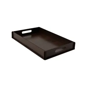 سینی دسته دار طرح ساده کد CF04 سایز 30×20 سانتی متر 