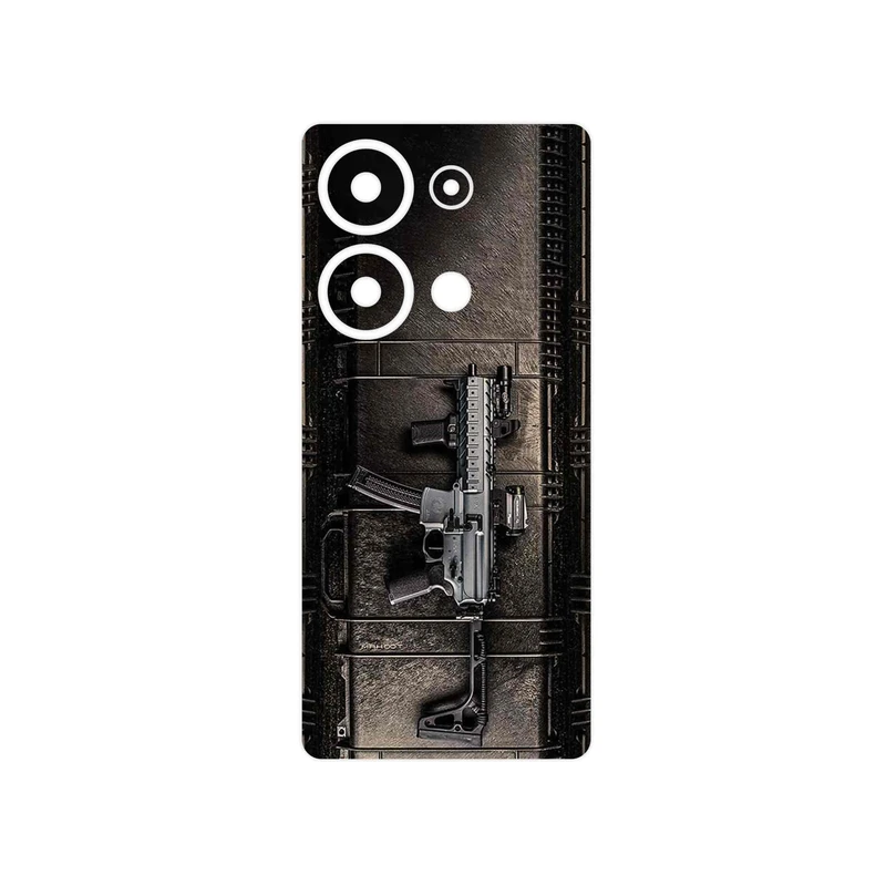 برچسب پوششی ماهوت مدل GUN مناسب برای گوشی موبایل شیائومی Poco M6 Pro 4G