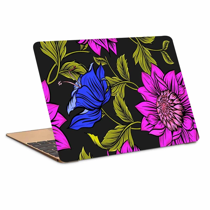 استیکر لپ تاپ طرح flowers petals leavesکد N-186مناسب برای لپ تاپ 15.6 اینچ