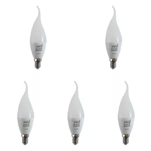 لامپ شمعی ال ای دی 7 وات داریان مدل SD.L007 پایه E14 بسته 5 عددی