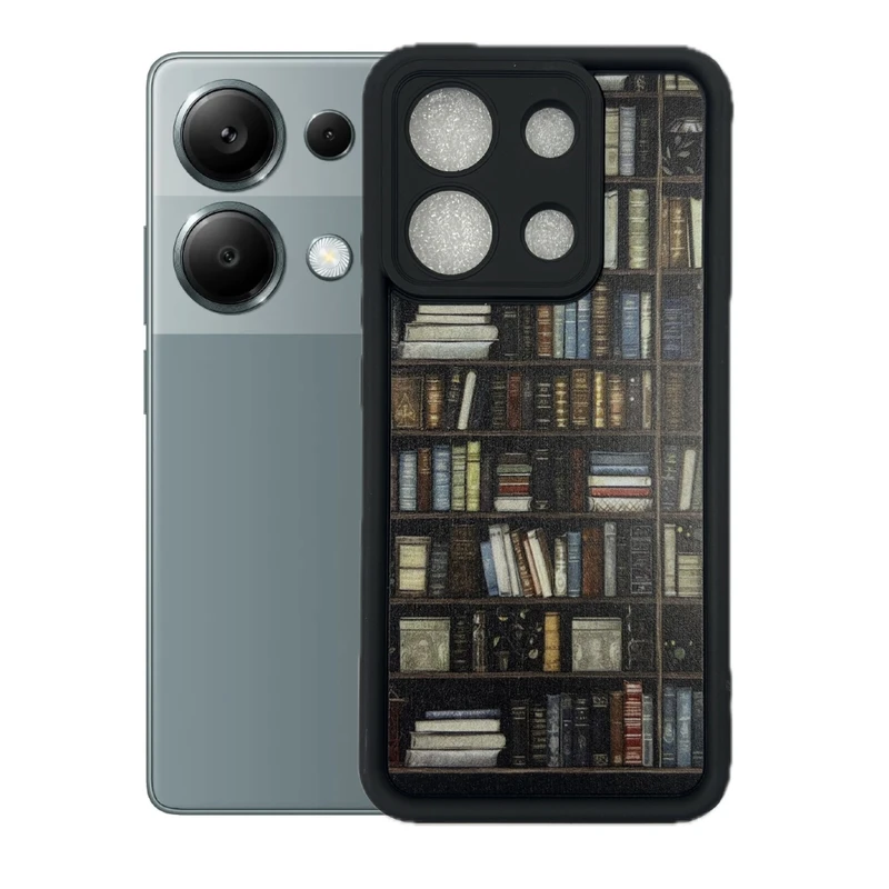 کاور طرح کتابخانه نیمه شب مناسب برای گوشی موبایل شیائومی Redmi Note 13 Pro 4g