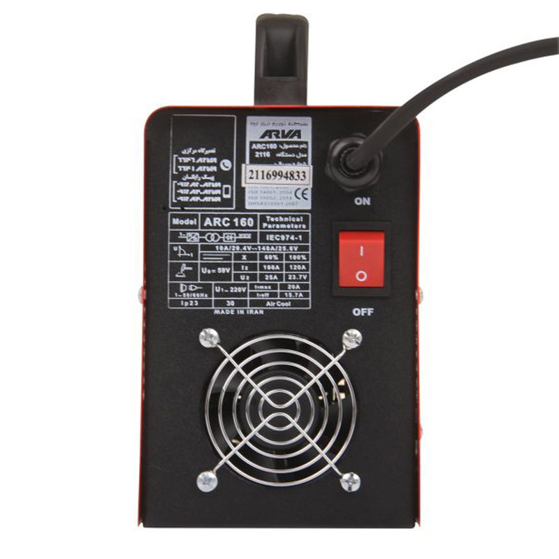 دستگاه جوش 160 آمپر آروا مدل 2116 دستگاه جوش 160 آمپر آروا مدل 2116