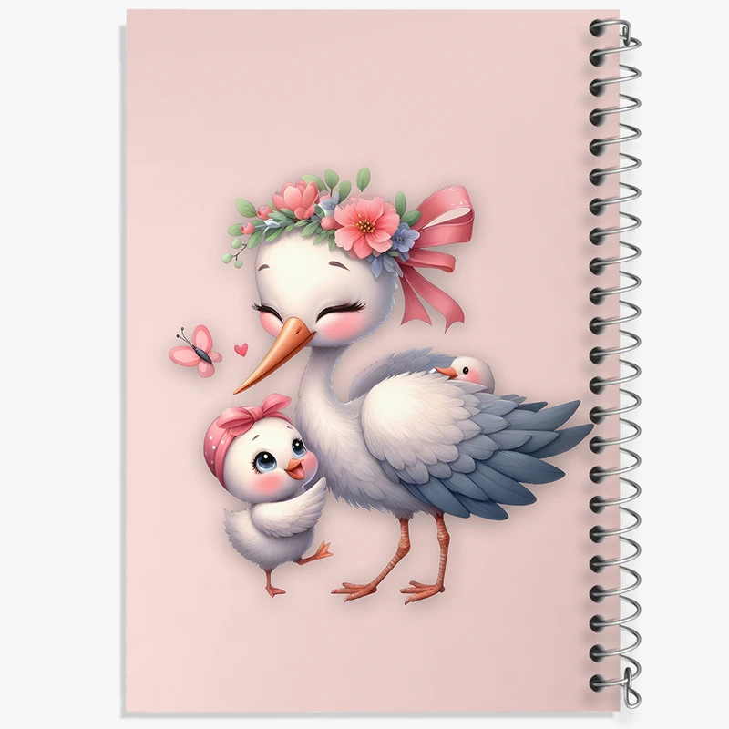 دفتر نقاشی 50 برگ خندالو طرح اردک کیوت کد N4876