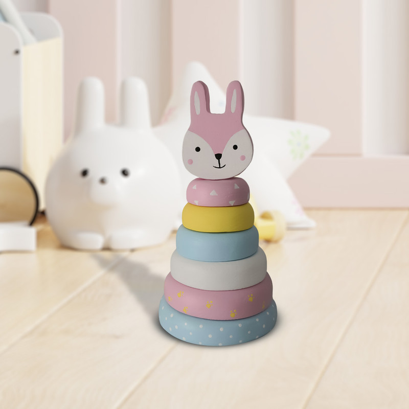 بازی فکری برج هیجان طرح خرگوش مدل Mkids56-B