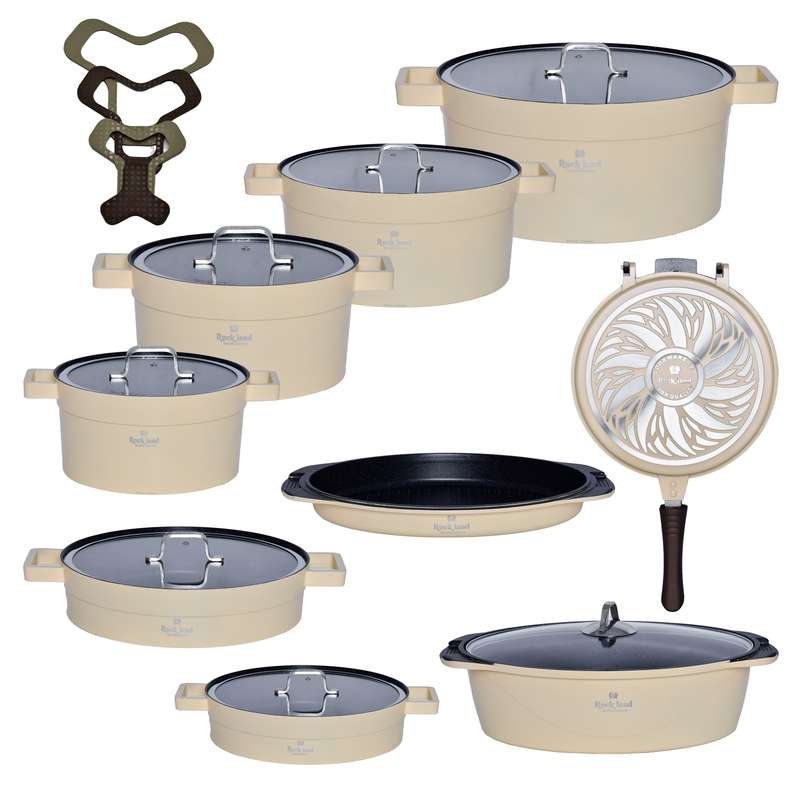 سرویس پخت و پز 21 پارچه راکلند مدل تمیس کد 800286 سرویس پخت و پز 21 پارچه راکلند مدل تمیس کد 800286