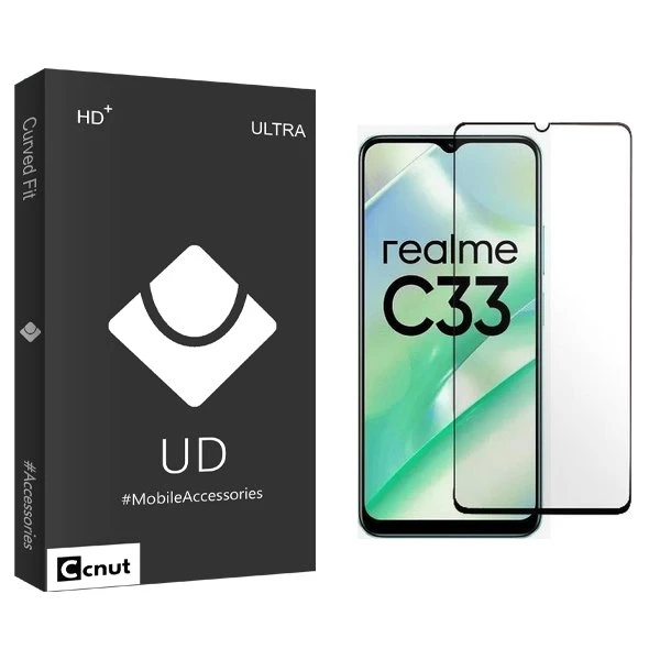 محافظ صفحه نمایش شیشه ای کوکونات مدل UDB مناسب برای گوشی موبایل ریلمی C33