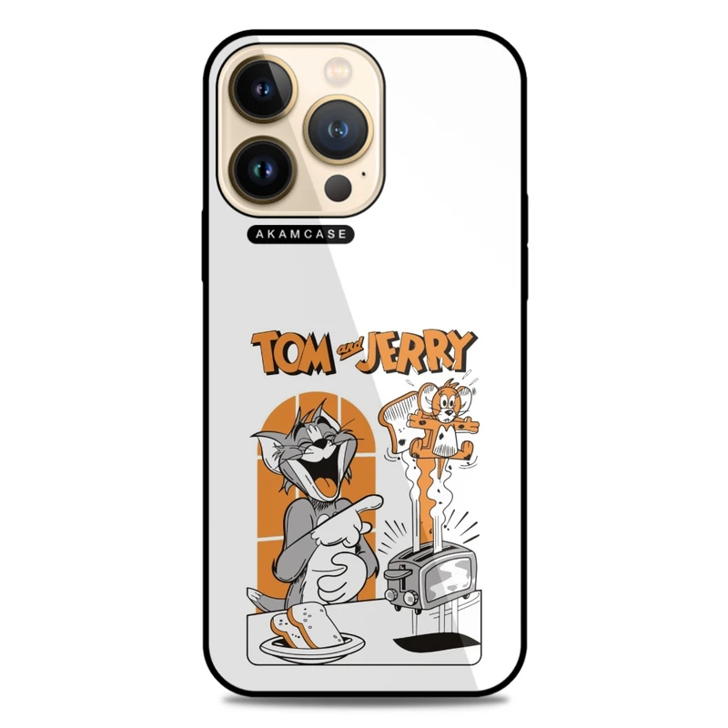کاور آکام مدل AMC-WA13PRO-TOM & JERRY9 مناسب برای گوشی موبایل اپل iPhone 13 Pro