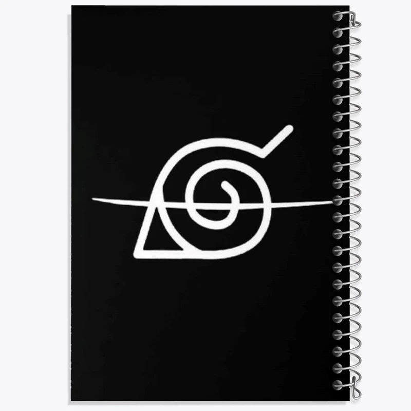 دفتر نت موسیقی 50 برگ خندالو مدل قبیله کونوها انیمه ناروتو Naruto کد 11280