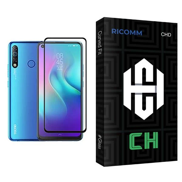 محافظ صفحه نمایش ریکام مدل CH Glass MIX001 مناسب برای گوشی موبایل تکنو Camon 12 Air